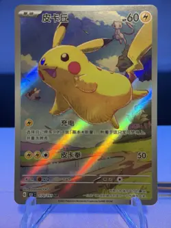 Pokemon Collect 151 Journey Pikachu Art Rare 170/151 Simplified Chinese - Image 1