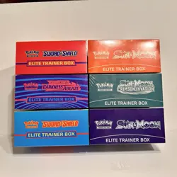 Pokemon TCG ETB Sealed Lot - Sun & Moon and Sword & Shield - 6 ETBs - Image 5