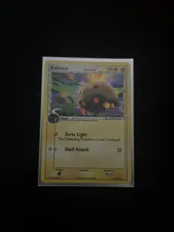 Pokemon Reverse Holo Stamped Kabuto 67/110 EX Holon Phantoms Delta Species - Image 1