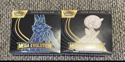 Mega Evolution Elite Trainer Box ETB Set of 2 Lucario & Gardevoir NEW!! - Image 1