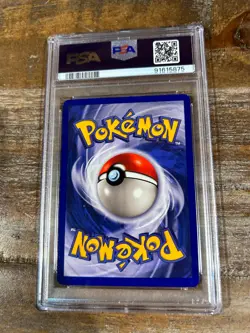 1999 Pokemon Game Base RATTATA SHADOWLESS #61 PSA 9 Mint RARE - Image 2