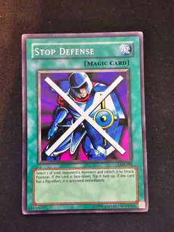 Stop Defense - LOB-095 - YuGiOh - (LP) - Image 1