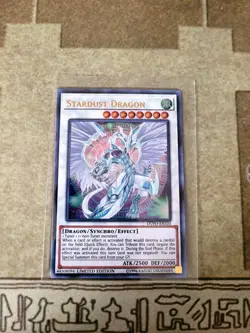 YUGIOH STARDUST DRAGON DUPO-EN103 ULTRA LIMITED EDITION ALT ART NM - Image 1