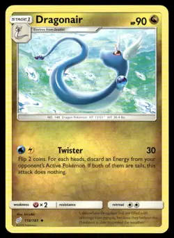 Dragonair 118/181 Team Up Pokemon TCG trading card - Image 1