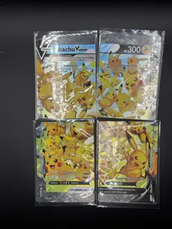 Pikachu V-Union [Set of 4] SWSH: Sword & Shield Promo Cards Holo - Image 1