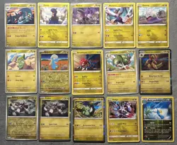Dragon Type Pokemon Cards Lot Holo Haxorus Palkia Kingdra Cyclizar + Noivern +++ - Image 1