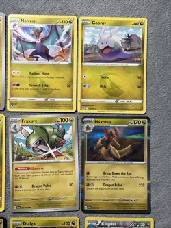 Dragon Type Pokemon Cards Lot Holo Haxorus Palkia Kingdra Cyclizar + Noivern +++ - Image 4