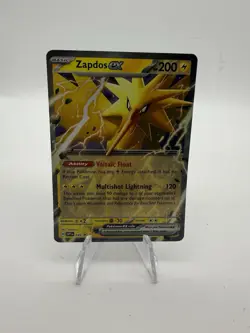 ZAPDOS EX 049 HOLO JUMBO CARD POKEMON 2023 SVPEN BLACK STAR PROMO NM - Image 1