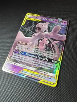 Mewtwo & Mew GX 71/236 Sm-Unified Minds Holo Pokemon Card - Image 2