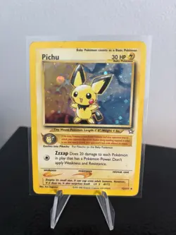 Pichu - 12/111 - Pokemon Neo Genesis Unlimited Holo Rare Card WOTC HP/D - Image 1