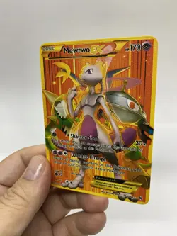 Mewtwo EX Gold Metal Pokemon Card-Collectible Gift Display！Christmas GOOD! - Image 4