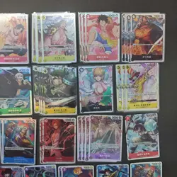 One Piece Card Game Chinese SR Portgas·D· Ace Monkey D. Luffy Lot*80 FM - Image 3