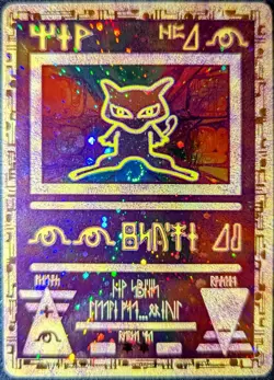 Ancient Mew 2000 Movie Promo Pokemon Card Swirl Perfect Center SGC 8 MINT - Image 5