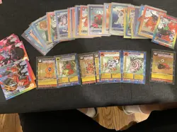 Digimon Cards Complete Set 1-34 + Bonus Card Lot, Posters, Extras - Image 3