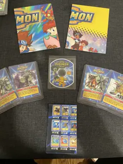 Digimon Cards Complete Set 1-34 + Bonus Card Lot, Posters, Extras - Image 4