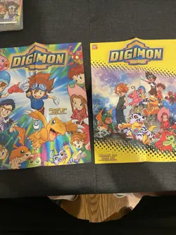 Digimon Cards Complete Set 1-34 + Bonus Card Lot, Posters, Extras - Image 5