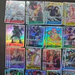 One Piece Card Game Japanes Edward Newgate Shirahoshi Monkey D. Luffy Lot*53 FM - Image 2