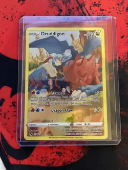 Druddigon TG09/TG30 Silver Tempest Trainer Gallery Full Art 2022 Pokemon Card - Image 1