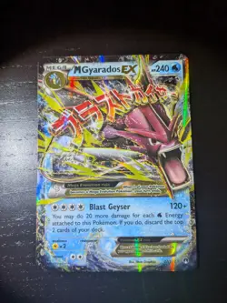 M Gyarados EX Holo Card 27/122 XY Breakpoint Pokemon Card - NM - Image 3