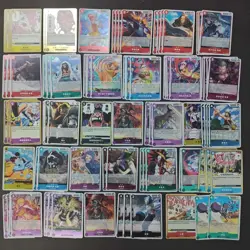 One Piece Card Game Chinese Roronoa Zoro Monkey D. Luffy Jinbe Lot*90 FM - Image 1