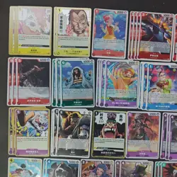 One Piece Card Game Chinese Roronoa Zoro Monkey D. Luffy Jinbe Lot*90 FM - Image 2