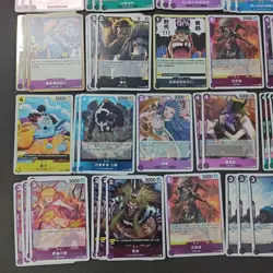 One Piece Card Game Chinese Roronoa Zoro Monkey D. Luffy Jinbe Lot*90 FM - Image 4