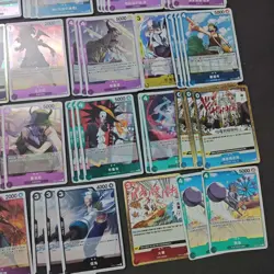 One Piece Card Game Chinese Roronoa Zoro Monkey D. Luffy Jinbe Lot*90 FM - Image 5