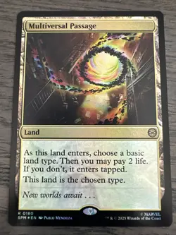 Multiversal Passage - 180 - MTG: Spider-Man: Eternal-Legal - Rare - FOIL - Image 1