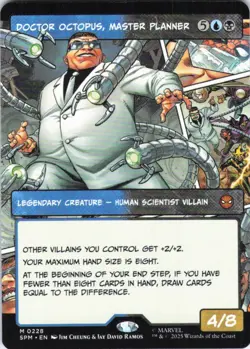 MTG Doctor Octopus, Master Planner (Borderless) (228) | NM | Spider-Man {SPM} - Image 1