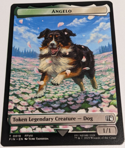 (4x) Angelo 0019 / Darkstar 0020 Token: Final Fantasy MTG (NM) - Image 1