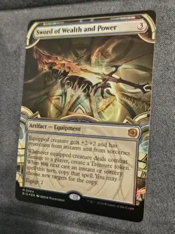 MTG Magic the Gathering Sword of Wealth and Power - 64 The Big Score RAISED FOIL - Image 2