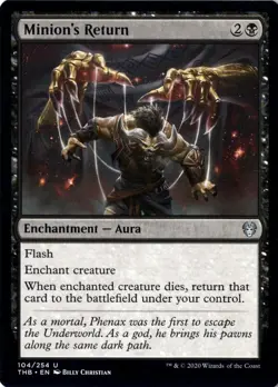 Minion's Return NM/M* Theros Beyond Death ENGLISH 104/254 mtg -UnltdCards - Image 1
