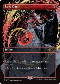 MTG Lava Dart Secret Lair NM 2037 - Image 1