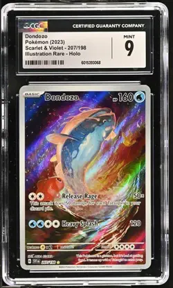 2023 Pokemon CGC 9.0 Dondozo 207/198 S&V Base Set Secret Illustration Rare - Image 1
