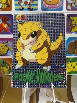 Pokemon Sticker Rare Vintage Vending Machine Holo prism Nintendo 1998 Bandai - Image 1