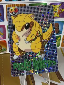 Pokemon Sticker Rare Vintage Vending Machine Holo prism Nintendo 1998 Bandai - Image 5