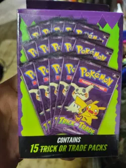 Pokemon Trick or Trade Booster Pack box 15 Packs 2025 Sealed - Image 1