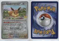 Eevee (Pokemon Day 2025) Pokemon Miscellaneous Promo & Energies #074 1997 - Image 3