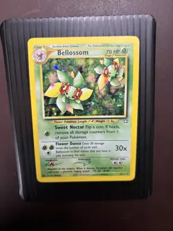 Bellossom Neo Genesis Unlimited Holo Rare 3/111 Pokemon TCG English SWIRL LP - Image 1