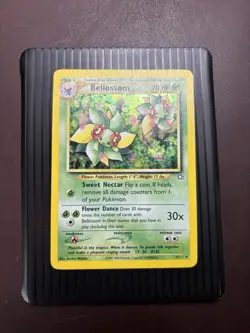 Bellossom Neo Genesis Unlimited Holo Rare 3/111 Pokemon TCG English SWIRL LP - Image 2