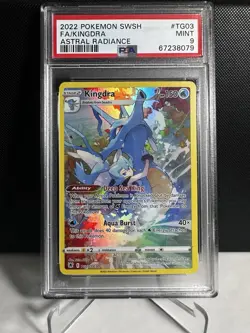 Pokemon! PSA 9 Kingdra TG03/TG30 - Trainer Gallery - Astral Radiance - Mint - Image 1