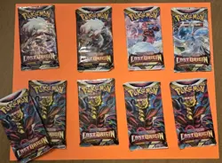Pokemon Sword & Shield: Lost Origins - Booster Packs x9 - Sealed - Image 1