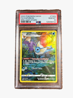 Vaporeon UR #TG02 - PSA GEM MT 10 - Brilliant Stars Trainer Gallery- Pokemon TCG - Image 1