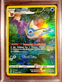 Vaporeon UR #TG02 - PSA GEM MT 10 - Brilliant Stars Trainer Gallery- Pokemon TCG - Image 2