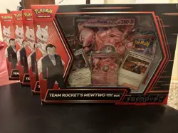 (4) Pokemon TCG Team Rocket’s Mewtwo Ex Box Destined Rivals - BRAND NEW SEALED - Image 1