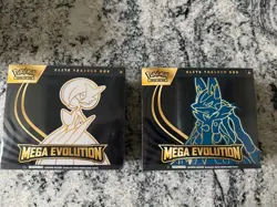 Pokemon Mega Evolution Elite Trainer Box ETB Set of 2 Lucario & Gardevoir NEW!! - Image 1
