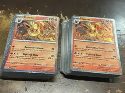 LOT OF (100 Cosmos Holo Flareon #167 Promo SV: Scarlet & Violet - Image 1