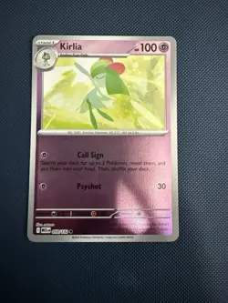 Pokemon TCG Kirlia Reverse Holo #59/132 Mega Evolutions - Image 1