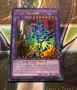 *** DARK PALADIN *** MINT 1ST EDITION ULTRA RARE DUEL TERMINAL HAC1-EN018 YUGIOH - Image 1