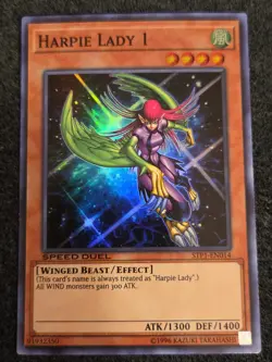 Yugioh Harpie Lady 1 STP1-EN014 Speed Duel Super Rare NM - Image 1
